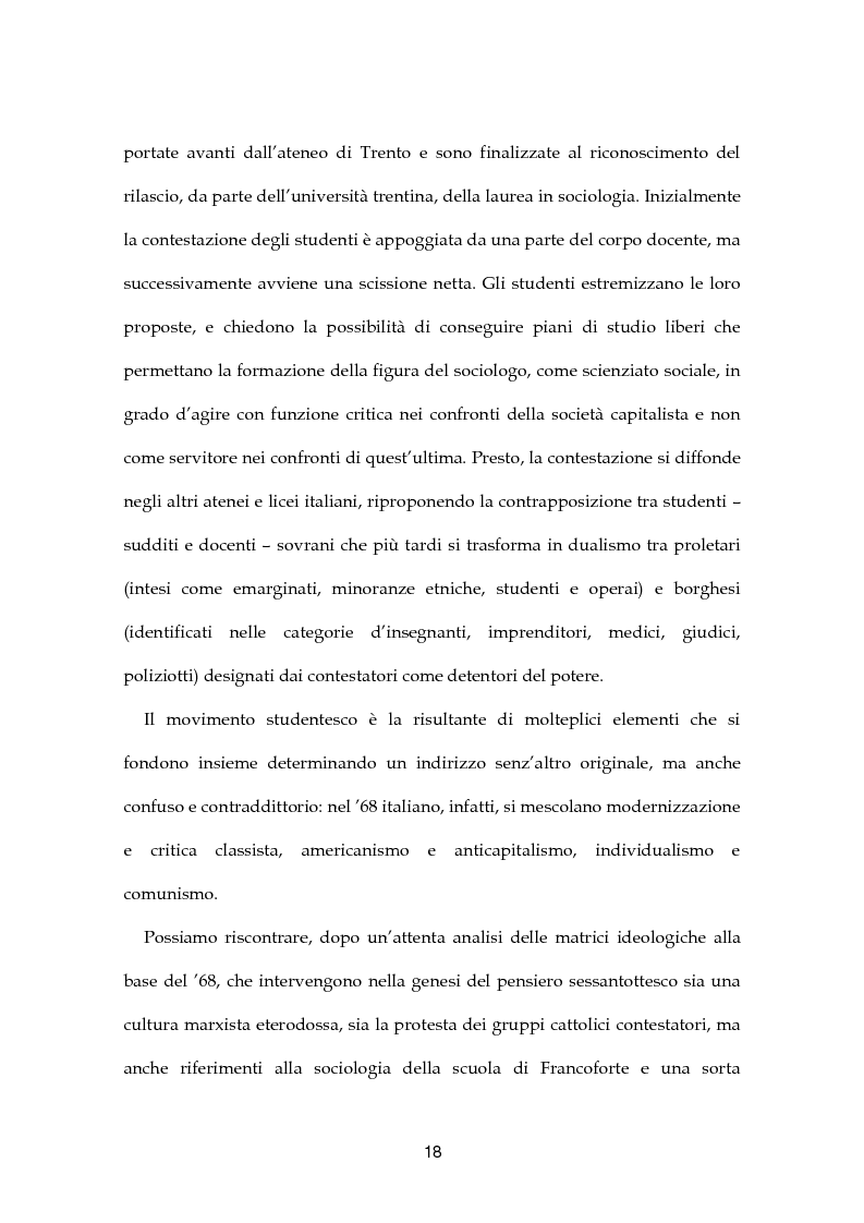 Anteprima della tesi: Il terrorismo di sinistra e i servizi segreti, Pagina 11