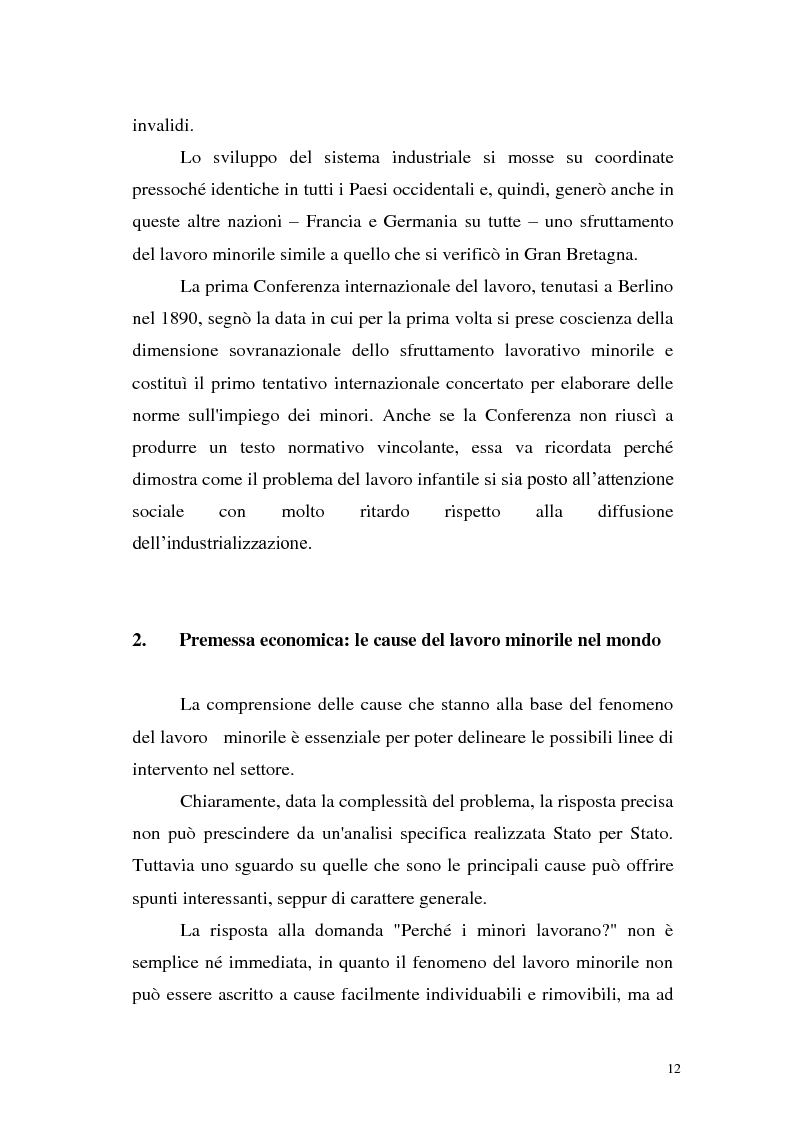 Anteprima della tesi: Il lavoro minorile, Pagina 9