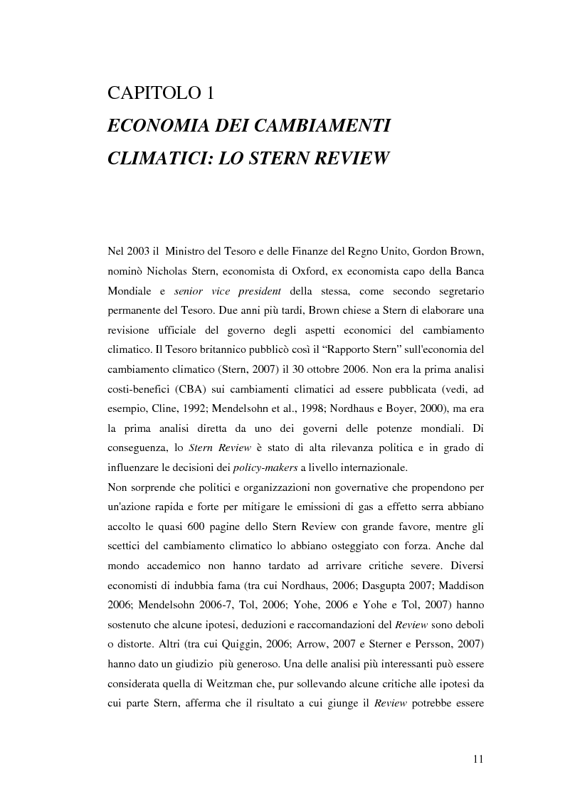 Anteprima della tesi: Economia dei cambiamenti climatici e Carbon Capture and Storage, Pagina 7