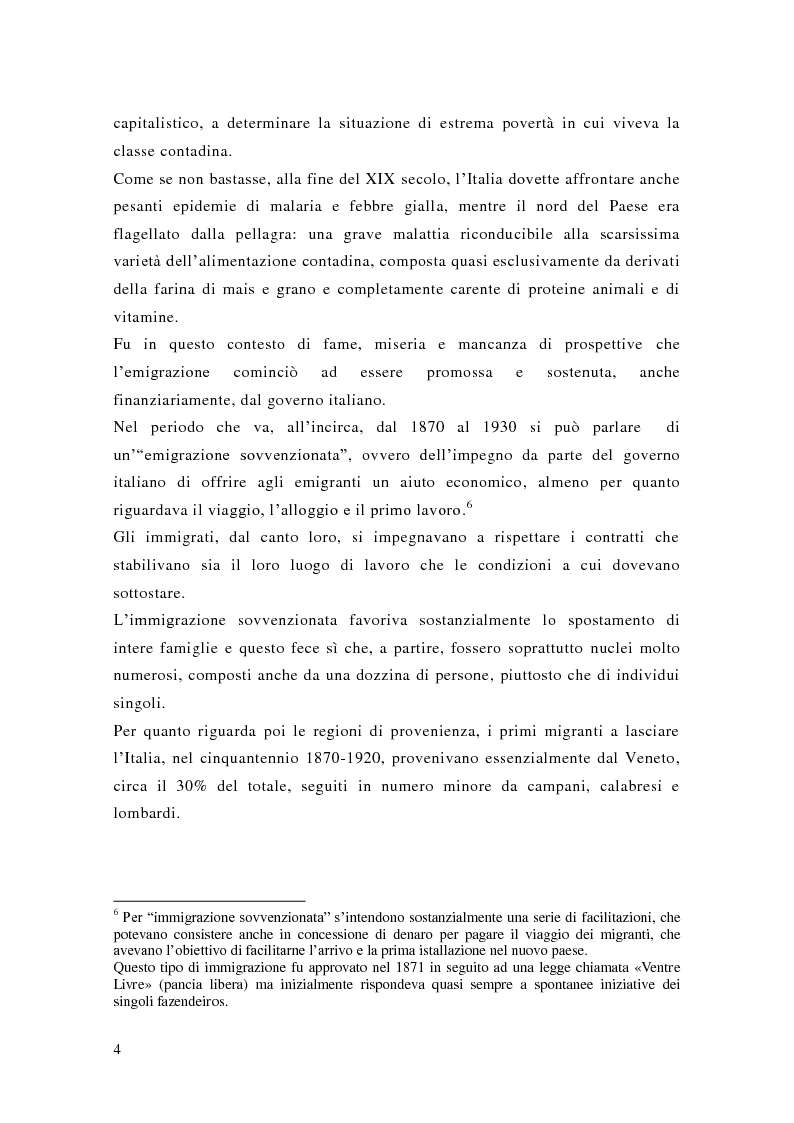 Anteprima della tesi: Tra integrazione e mantenimento dell'identità: la cultura italiana nel Rio Grande do Sul e il Correio Riograndense, Pagina 8