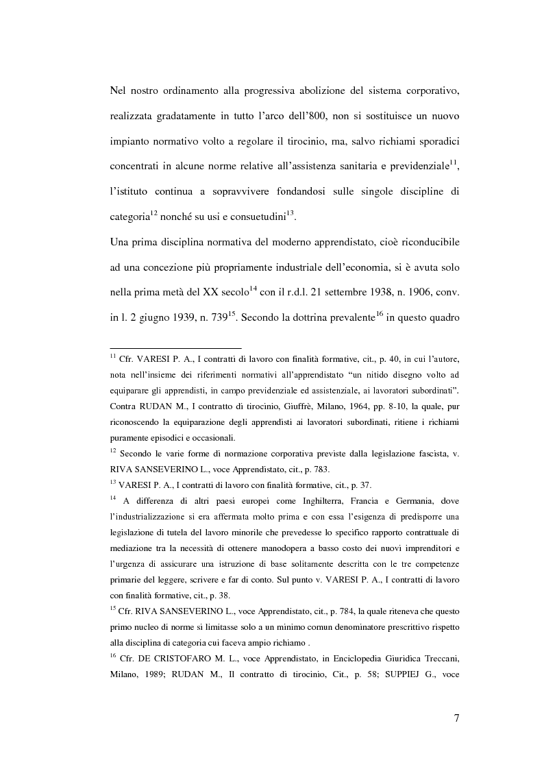 Anteprima della tesi: I Contratti a Contenuto Formativo, Pagina 6