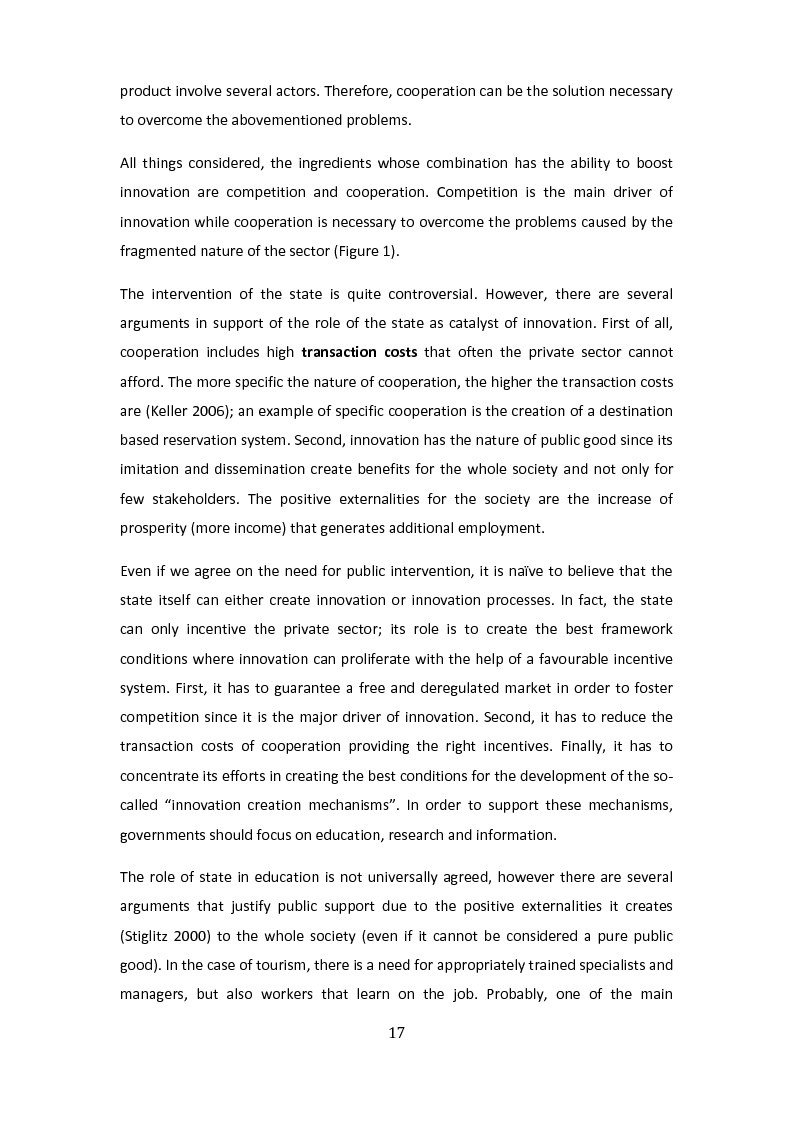 Estratto dalla tesi: National Tourism Policy. Analytical Framework for the Evaluation of Efficiency and Effectiveness: The Case of Italy