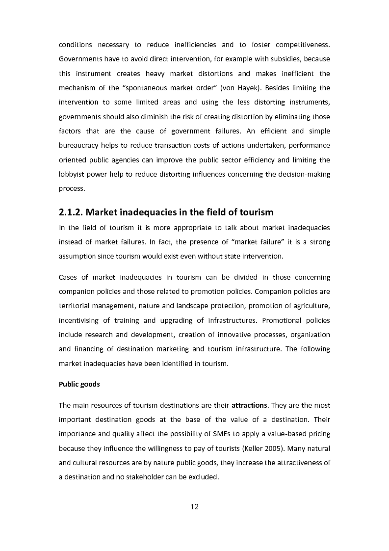 Anteprima della tesi: National Tourism Policy. Analytical Framework for the Evaluation of Efficiency and Effectiveness: The Case of Italy, Pagina 9