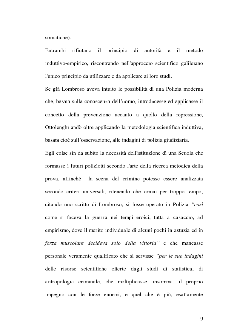 Anteprima della tesi: La ricostruzione dell'evento delittuoso attraverso l'analisi delle tracce biologiche, Pagina 3