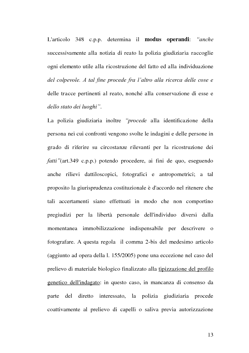 Anteprima della tesi: La ricostruzione dell'evento delittuoso attraverso l'analisi delle tracce biologiche, Pagina 7