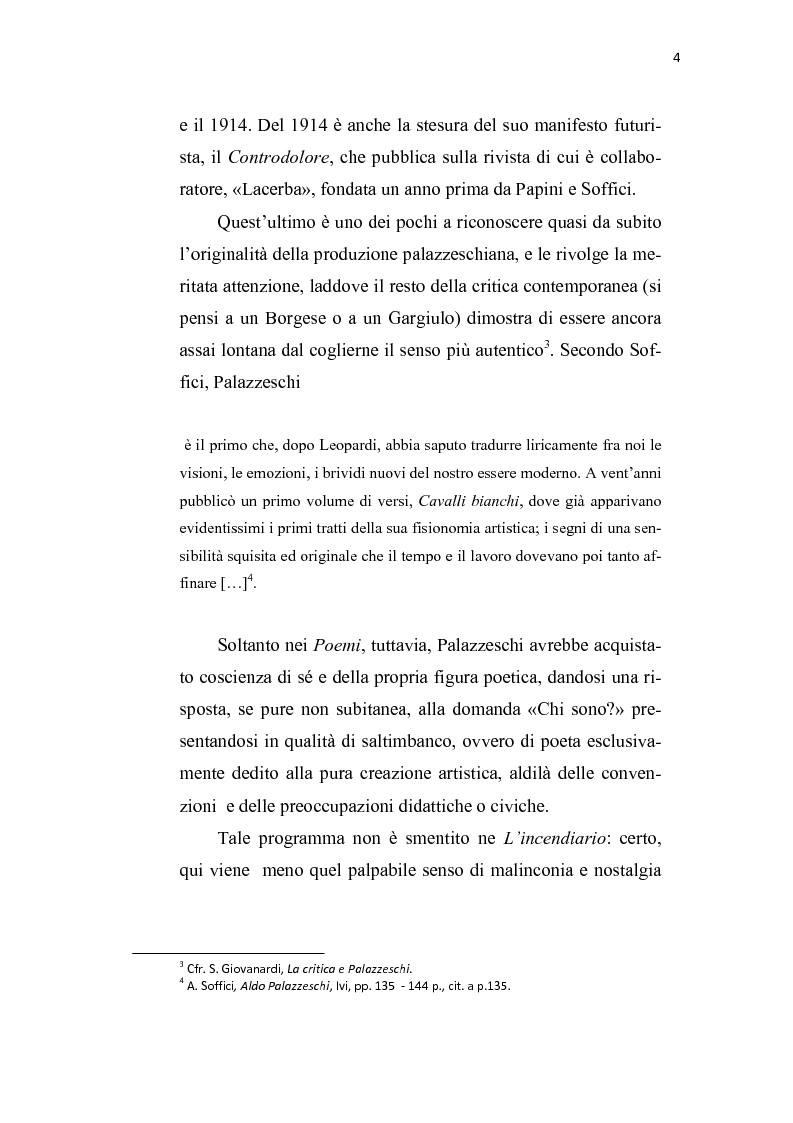 Anteprima della tesi: Palazzeschi e Landolfi: le ragioni di un raffronto., Pagina 5