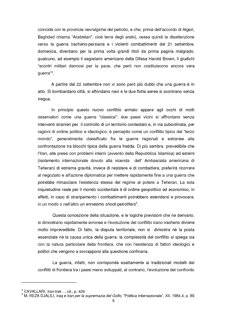 Anteprima della tesi: Le Nazioni Unite e la guerra Iran-Iraq , Pagina 6