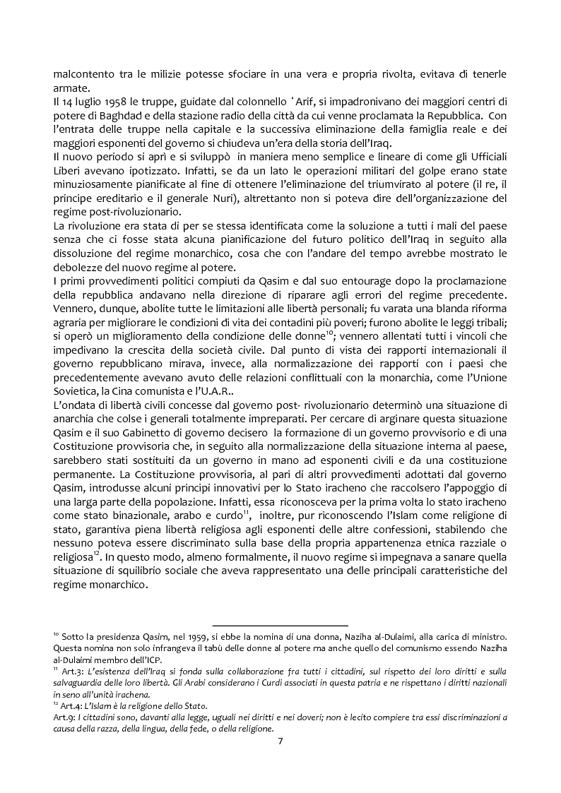 Anteprima della tesi: Lo sciismo in Iraq. Dalla repressione all'emergenza politica., Pagina 8