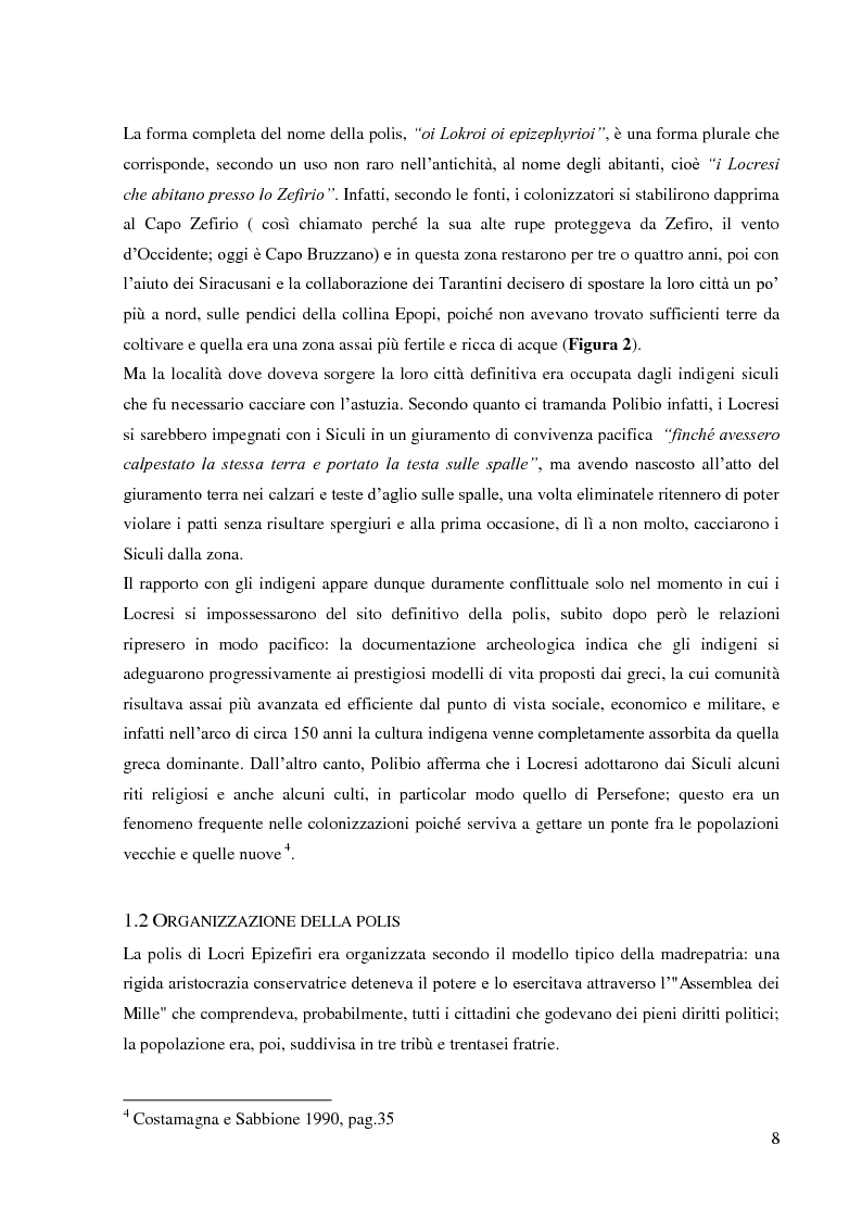 Anteprima della tesi: Locri Epizefiri tra ricerca e valorizzazione, Pagina 5