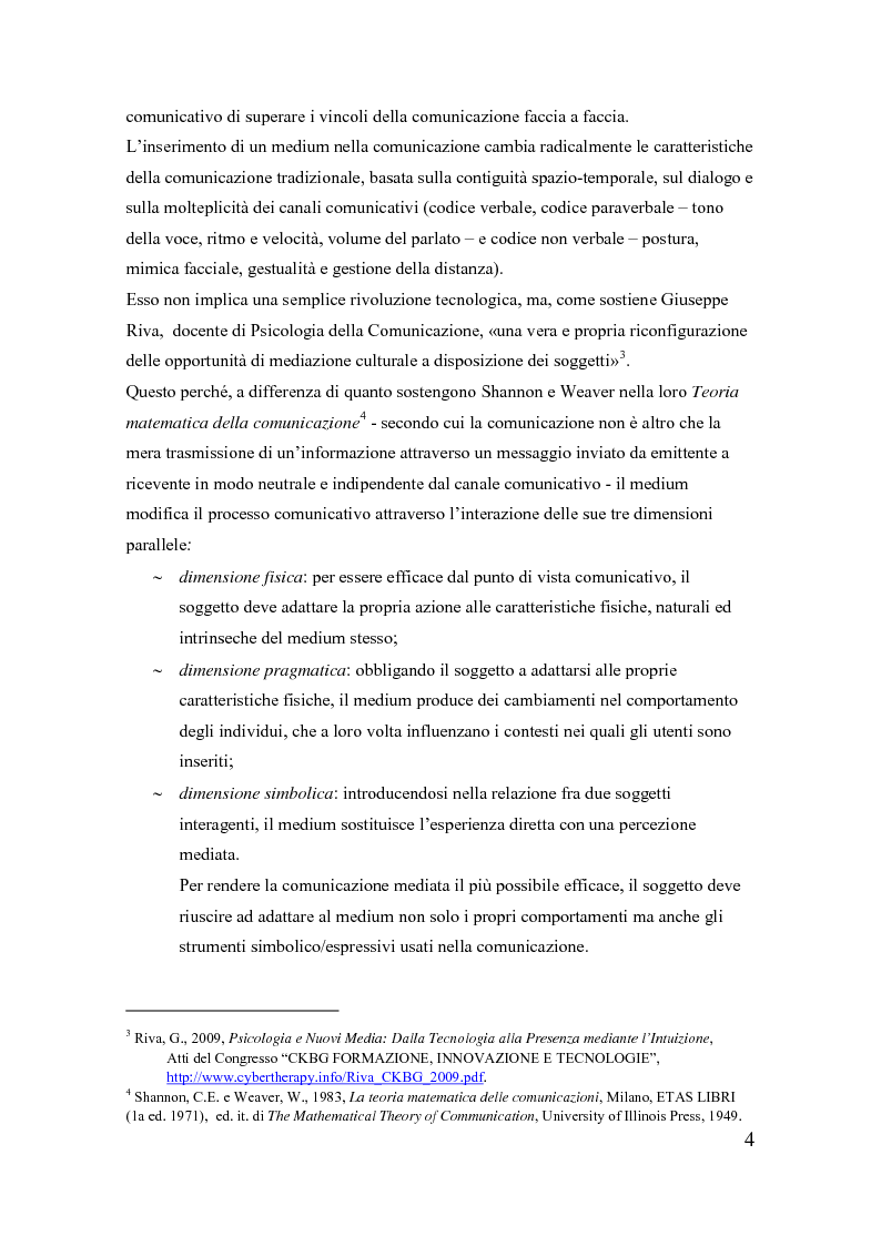 Anteprima della tesi: La grande rete dei Social Network, Pagina 3