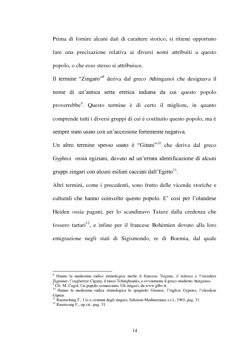 Anteprima della tesi: Minori Rom e devianza, Pagina 10
