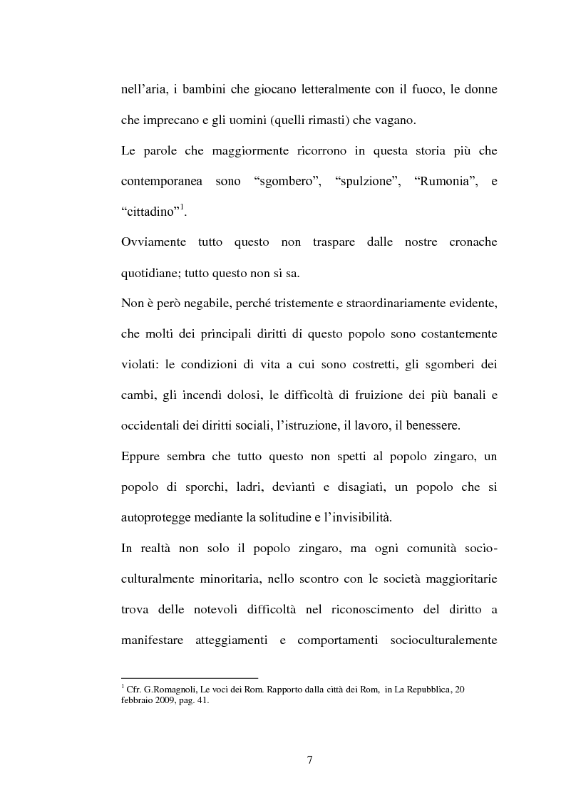 Anteprima della tesi: Minori Rom e devianza, Pagina 3