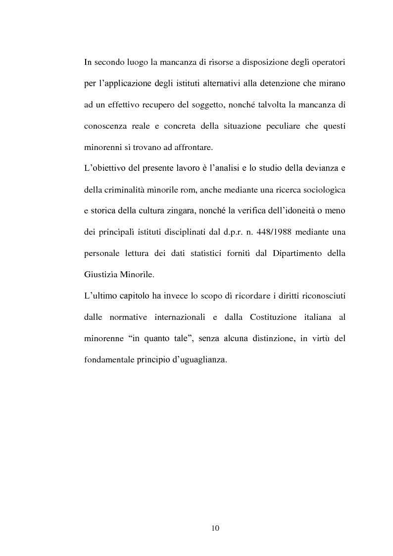 Anteprima della tesi: Minori Rom e devianza, Pagina 6