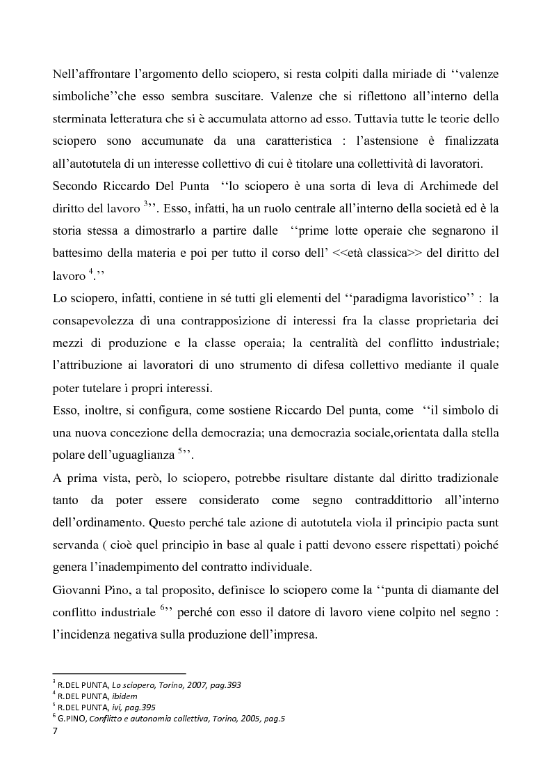 Anteprima della tesi: Lo sciopero virtuale, una scelta possibile?, Pagina 6