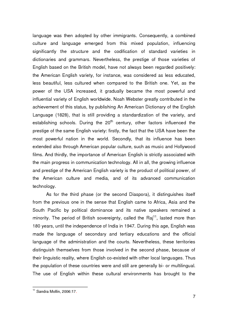 Anteprima della tesi: The role of Euro-English as a new potential variety in the multilingual European institutions: a social and linguistic study, Pagina 5