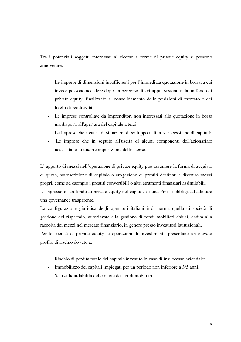 Anteprima della tesi: I fondi chiusi di Private Equity: definizione e profili normativi, Pagina 3