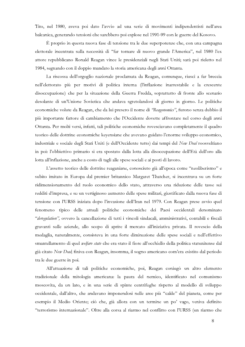 Anteprima della tesi: Il vuoto al di sotto delle parole. Analisi storico-letteraria dell'opera narrativa di Raymond Carver, Pagina 9