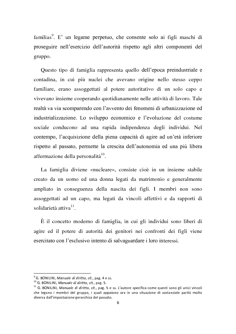 Anteprima della tesi: Il dovere di mantenimento della prole, con particolare riferimento a quella maggiorenne., Pagina 7