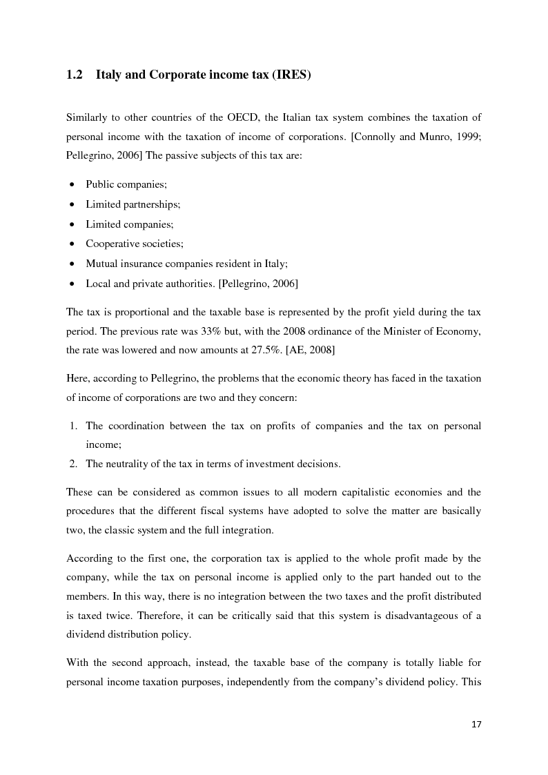 Estratto dalla tesi: Tax Evasion in Italy and the EU: Investigating a Relationship