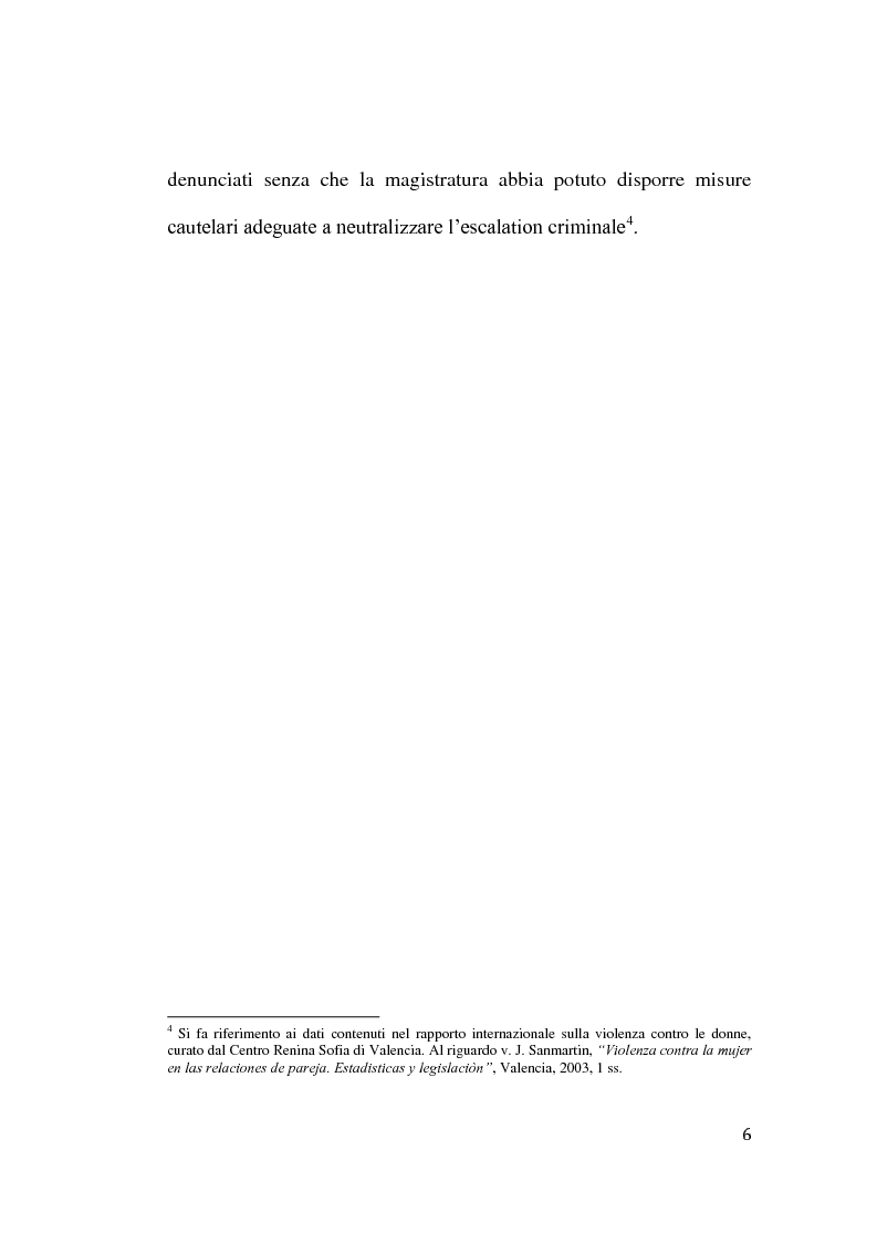 Anteprima della tesi: Lo Stalking, Pagina 5