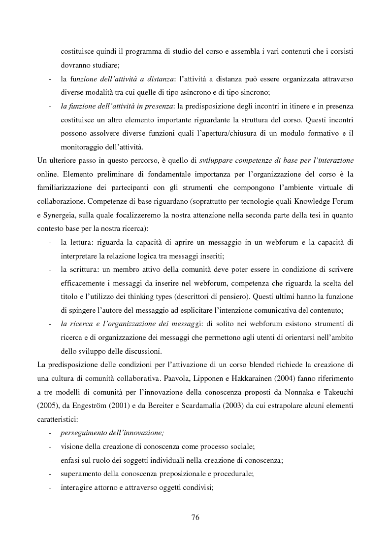 Anteprima della tesi: Costruzione collaborativa di un artefatto in contesti blended: due casi di studio, Pagina 10