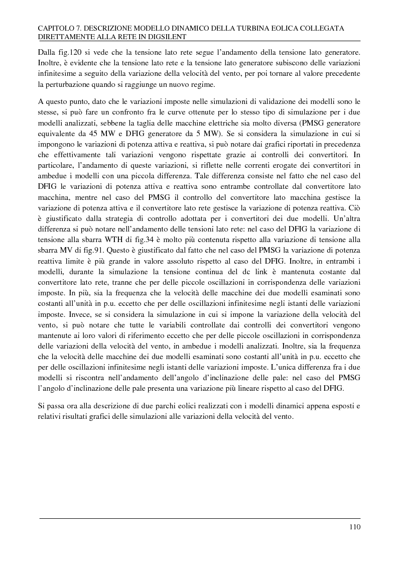 Estratto dalla tesi: Modelli dinamici per un gruppo eolico