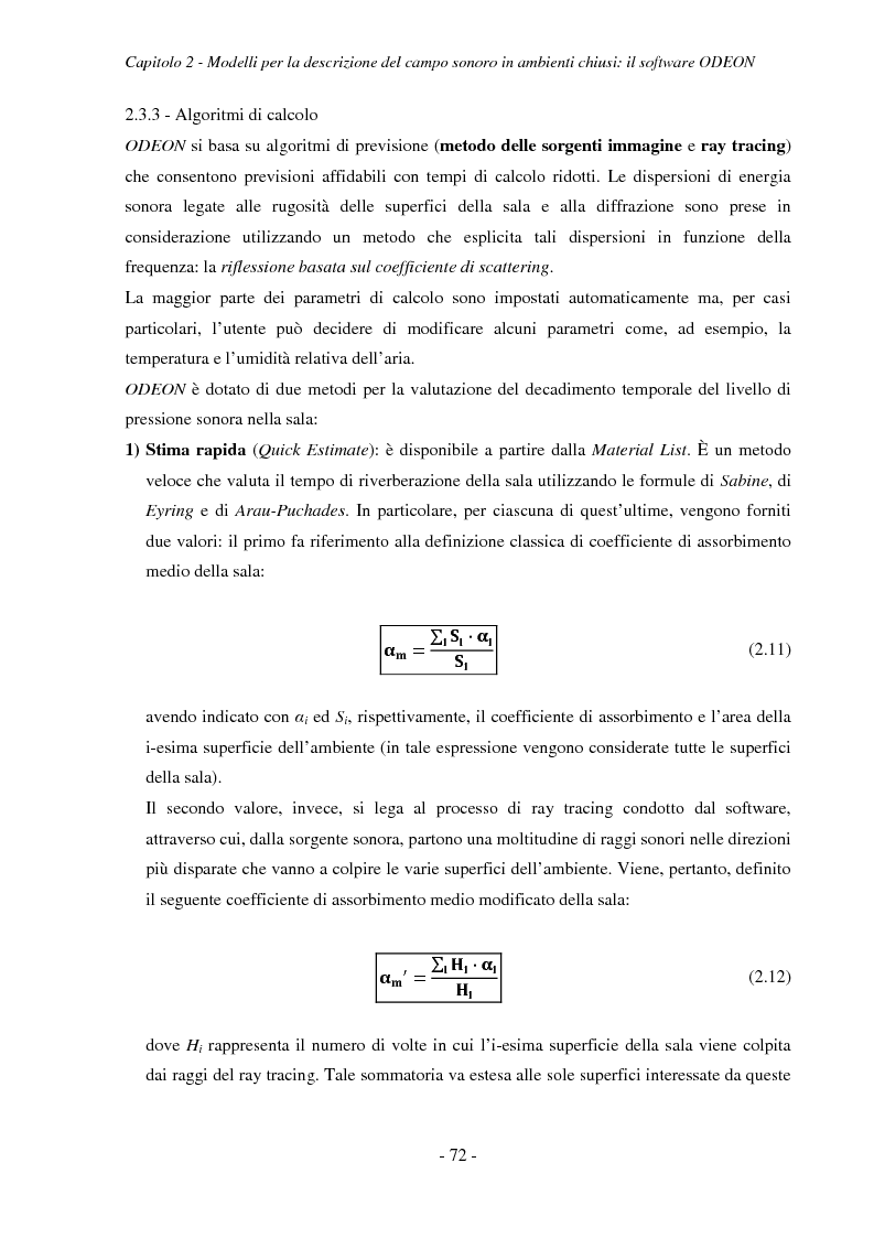 Anteprima della tesi: La qualità del suono negli ambienti chiusi di grandi dimensioni: valutazione dell’acustica nell’Auditorium RAI di Napoli, Pagina 7
