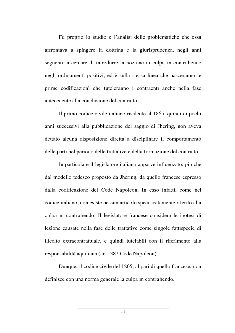 Anteprima della tesi: La responsabilità precontrattuale, Pagina 12