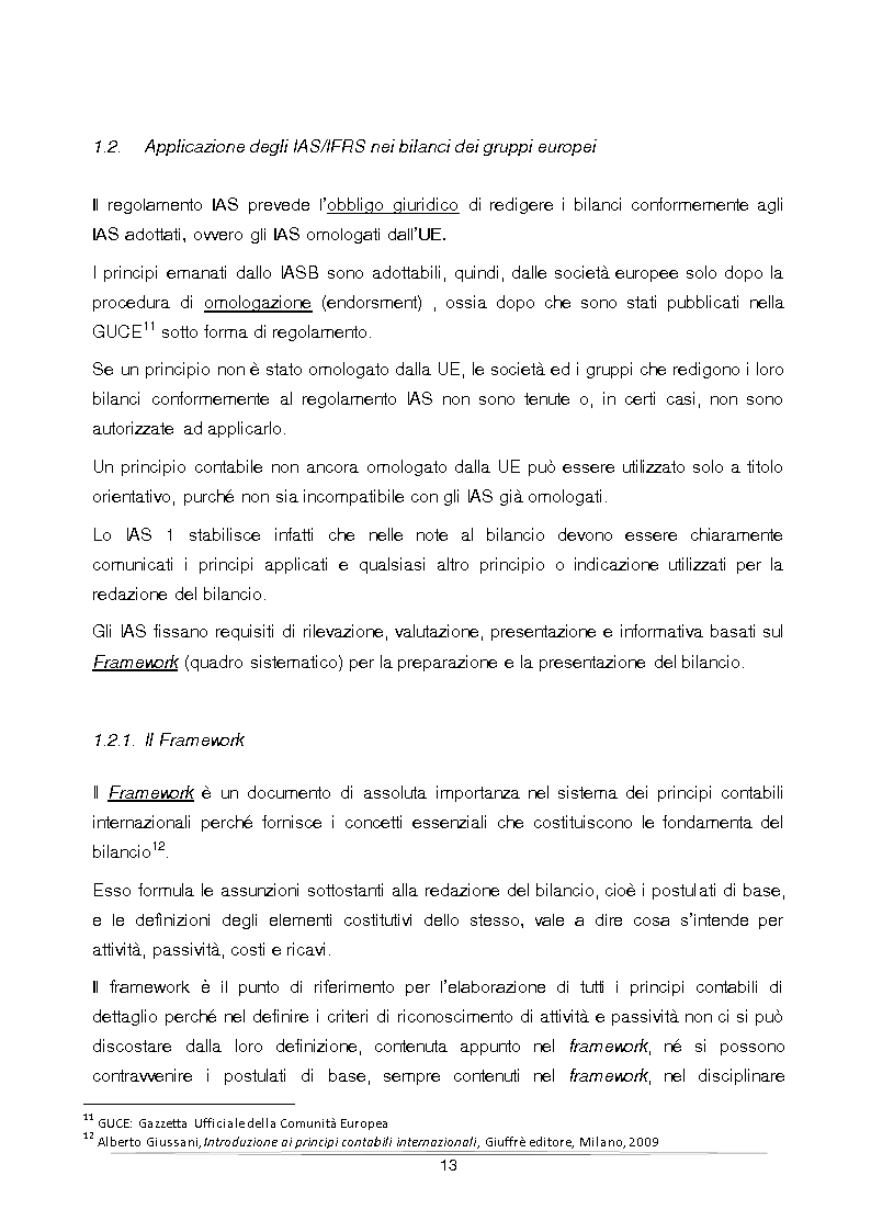 Anteprima della tesi: Il bilancio consolidato IAS/IFRS dei gruppi bancari: il caso Barclays Bank PLC, Pagina 9