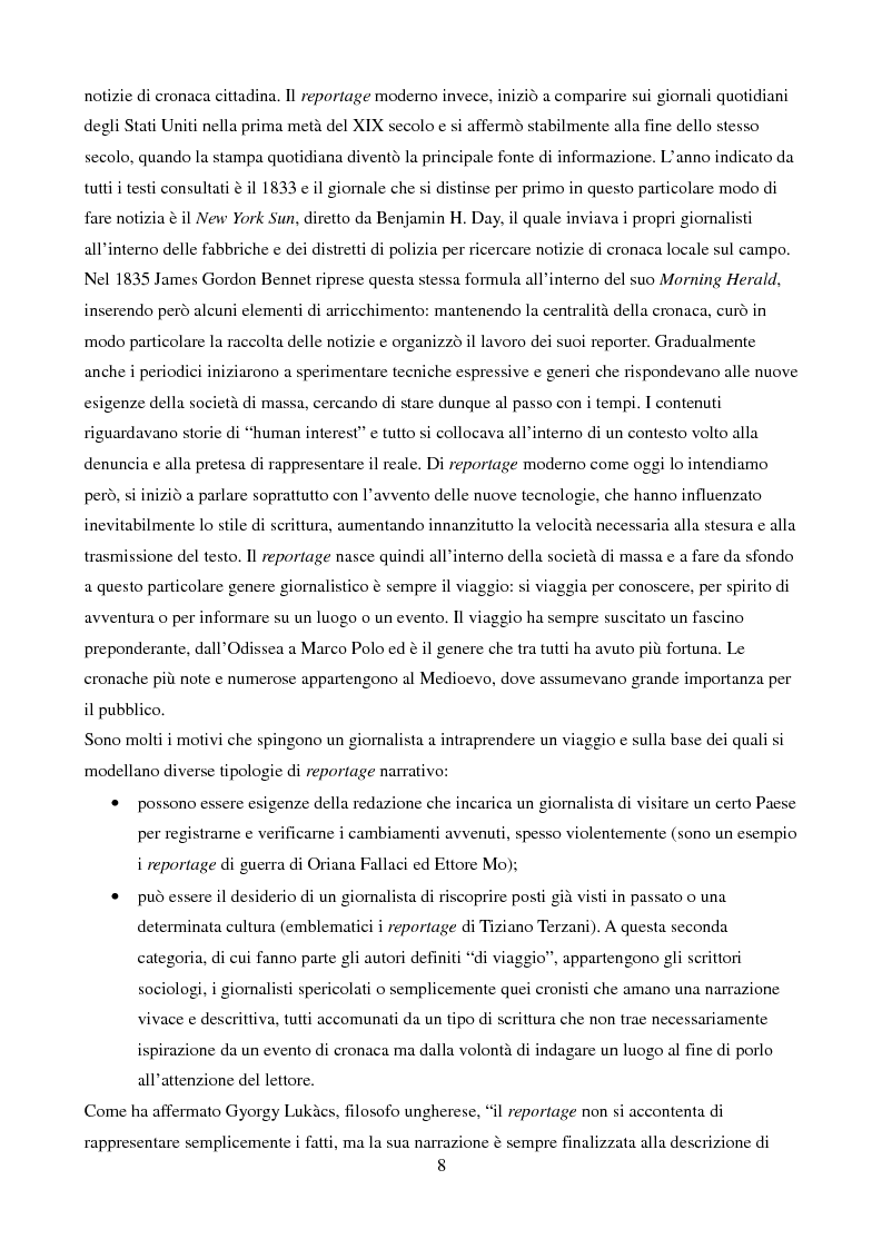 Anteprima della tesi: Il prezzo della verità. Professione inviato di guerra., Pagina 6