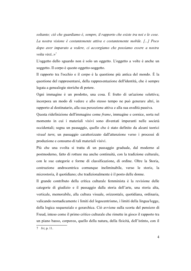 Anteprima della tesi: ID: Interior Density. Teorie e pratiche visive il cui protagonista è il corpo. Forma e contenuto, oggetto-soggetto, identità e differenza., Pagina 3