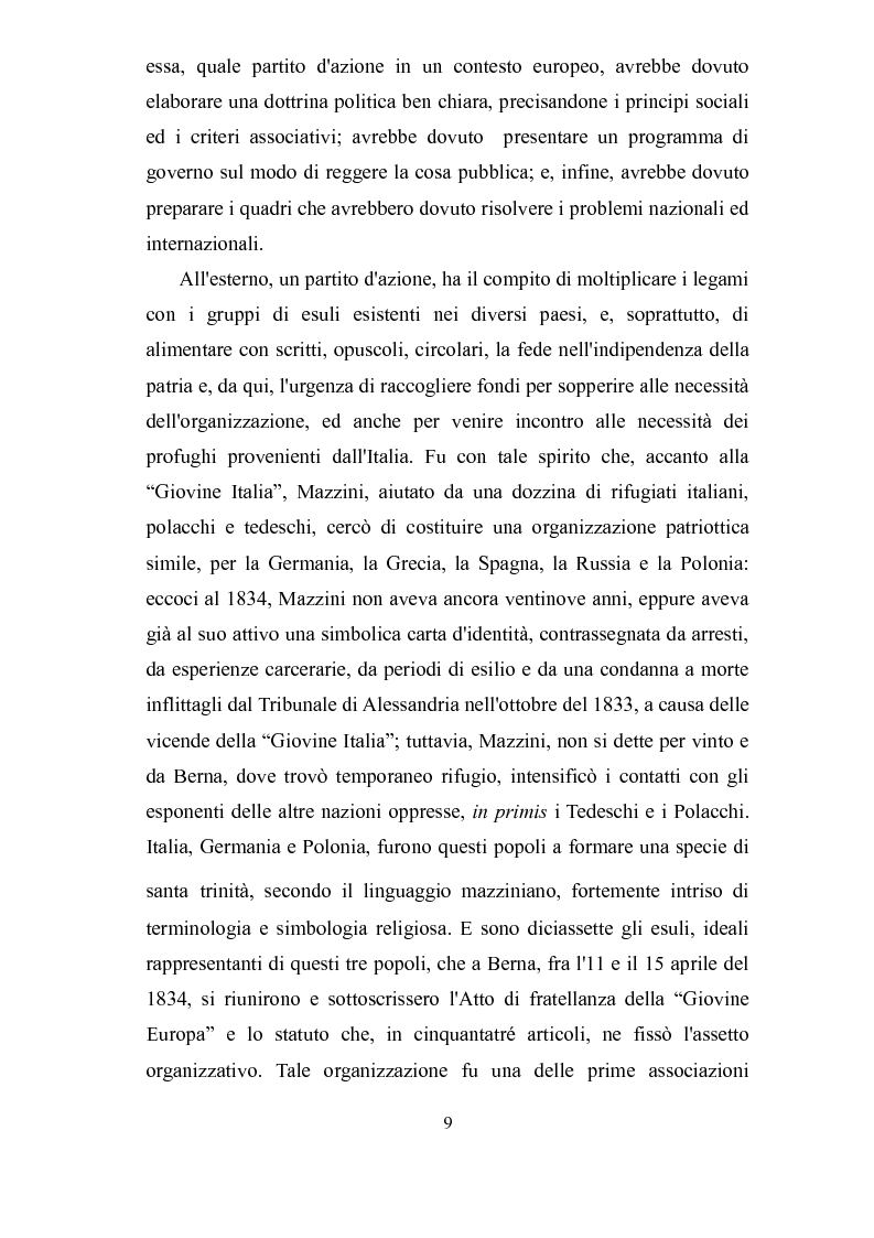 Anteprima della tesi: Il contributo di Arnold Ruge al progetto mazziniano di European Democracy, Pagina 10