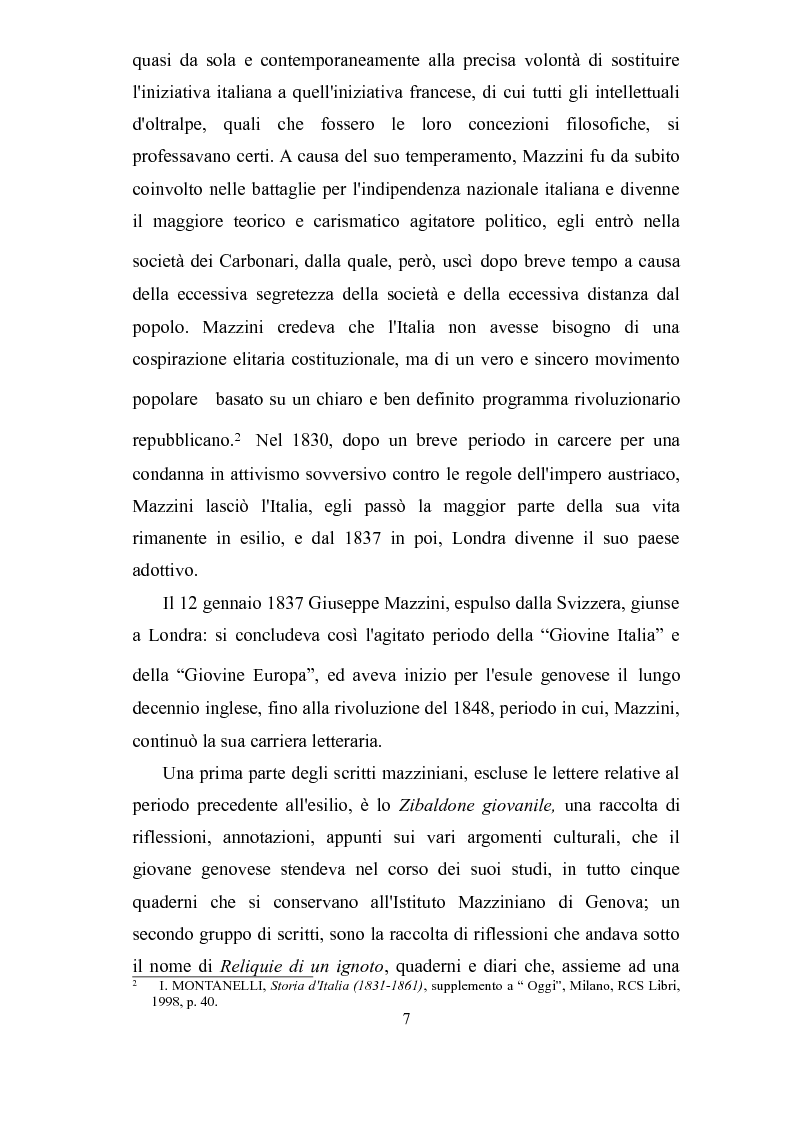 Anteprima della tesi: Il contributo di Arnold Ruge al progetto mazziniano di European Democracy, Pagina 8