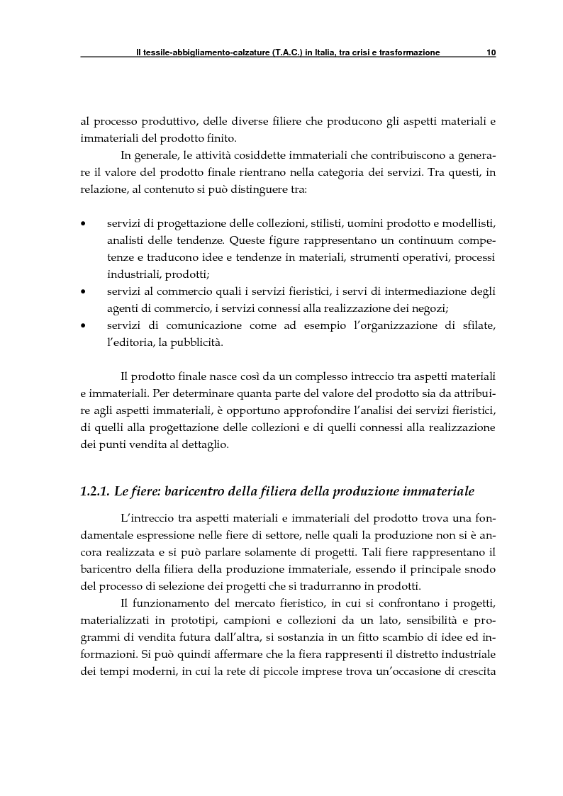 Anteprima della tesi: Il tessile-abbigliamento-calzature (T.A.C.) in Italia tra crisi e trasformazione, Pagina 8