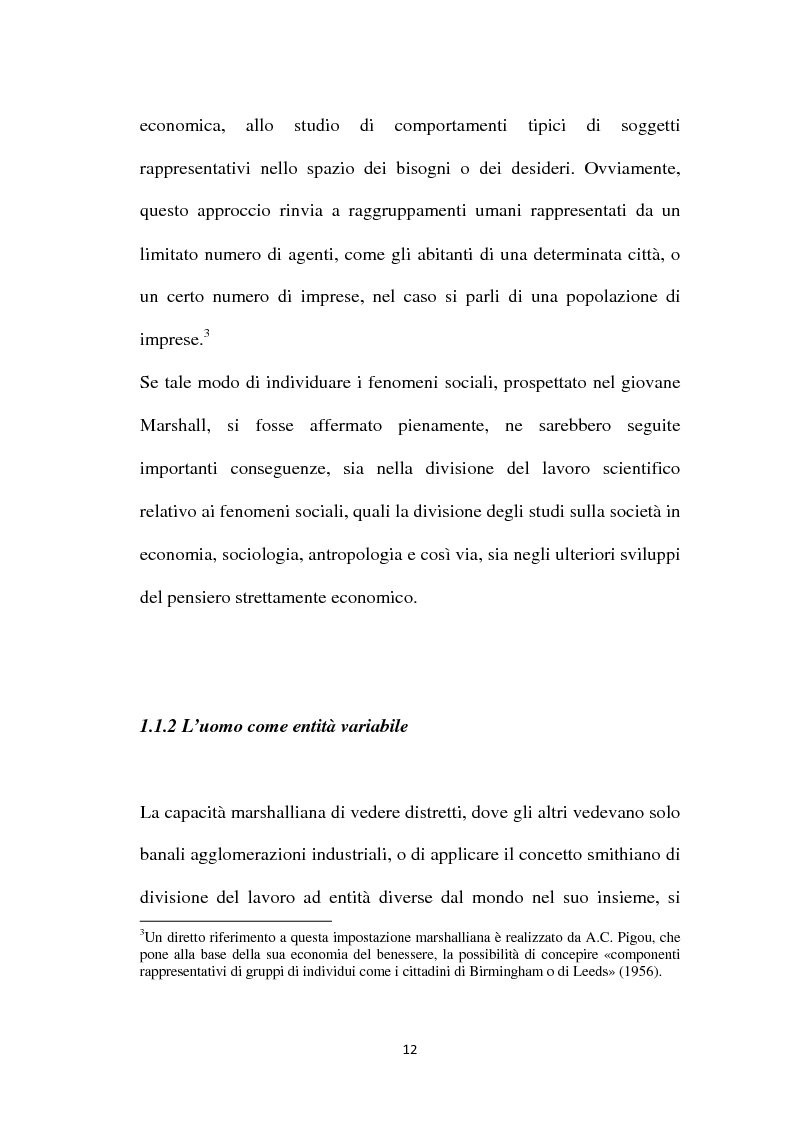 Anteprima della tesi: I distretti industriali - Dalla complessità alla mesoeconomia, Pagina 13