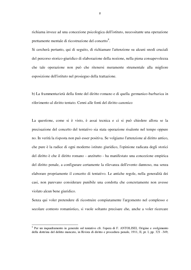 Anteprima della tesi: La disciplina del tentativo di reato nel codice penale francese del 1810 e nella codificazione penale austriaca, Pagina 5