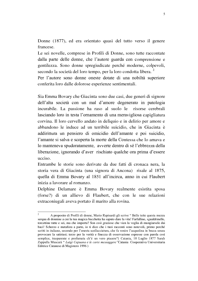 Anteprima della tesi: La Signora Contessa Grippa di San Celso e Madame Bovary a confronto, Pagina 4