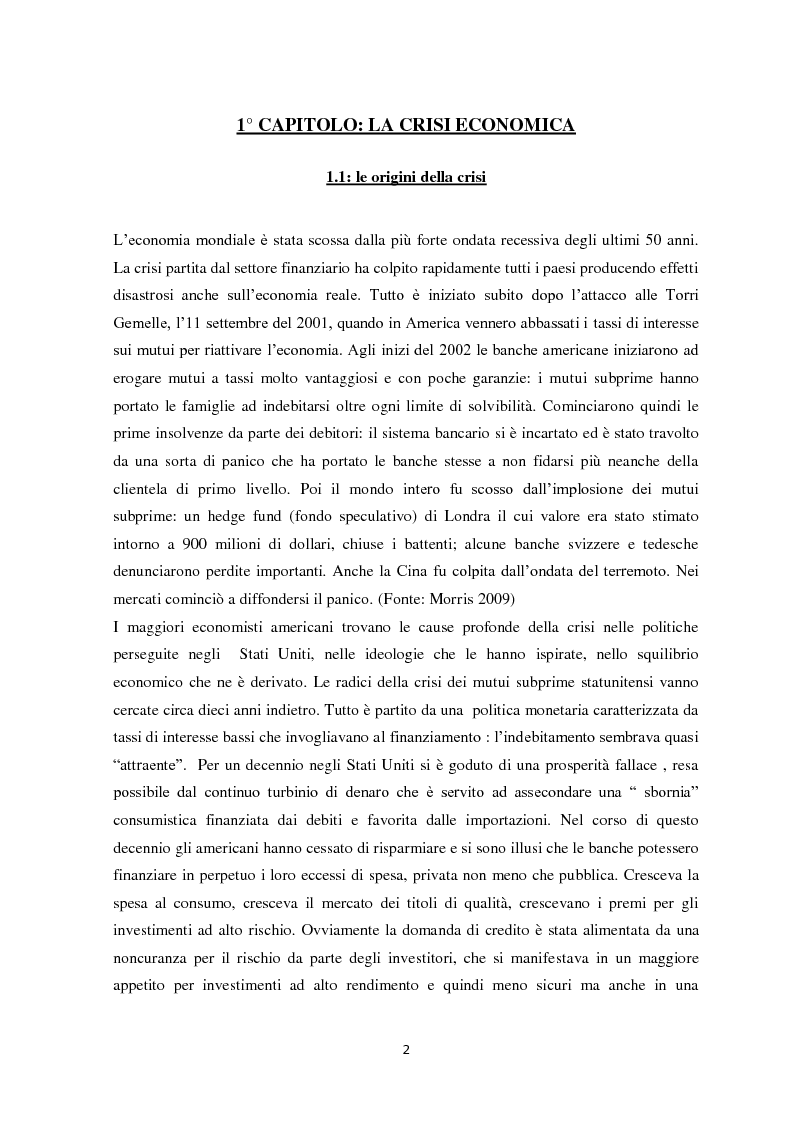 Anteprima della tesi: Il mercato immobiliare e la crisi finanziaria, Pagina 3