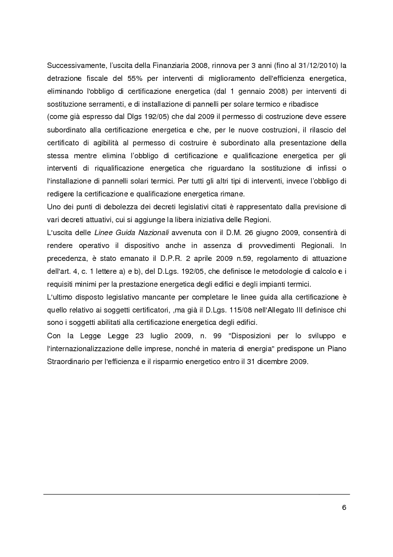 Anteprima della tesi: Analisi Tecnico-Economica di Interventi di Risparmio Energetico in Edilizia, Pagina 4