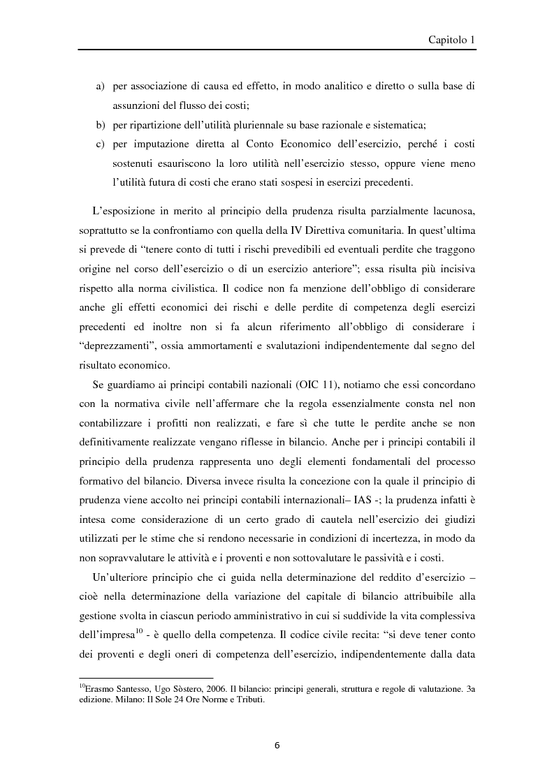 Anteprima della tesi: I componenti straordinari di reddito secondo i principi contabili internazionali, Pagina 7