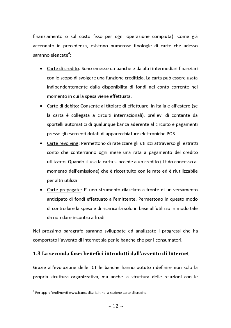 Anteprima della tesi: I cambiamenti nel rapporto banca-clienti a fronte dell'esperienza Web 2.0. Il caso del Banco Popolare, Pagina 9