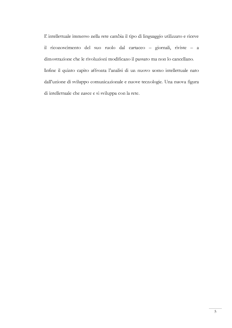 Anteprima della tesi: L'intellettuale nell'epoca di Internet, Pagina 4