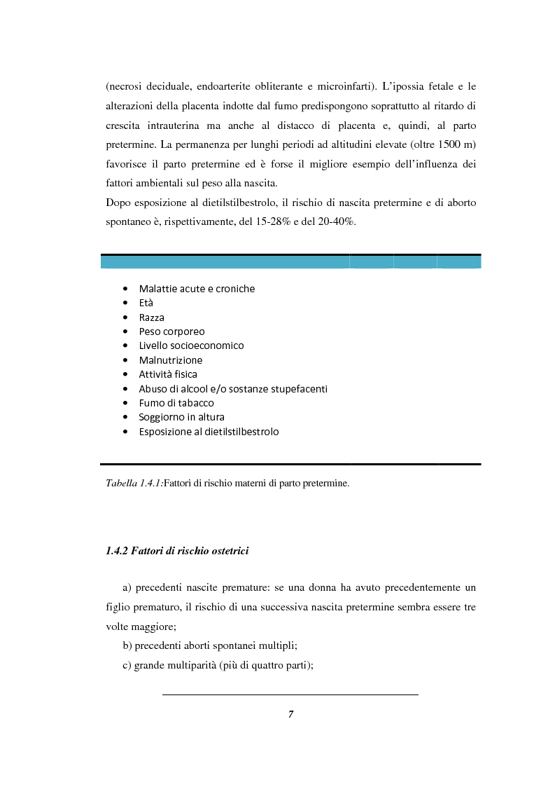 Anteprima della tesi: Assistenza infermieristica al neonato pretermine in TIN con problematiche respiratorie, Pagina 9