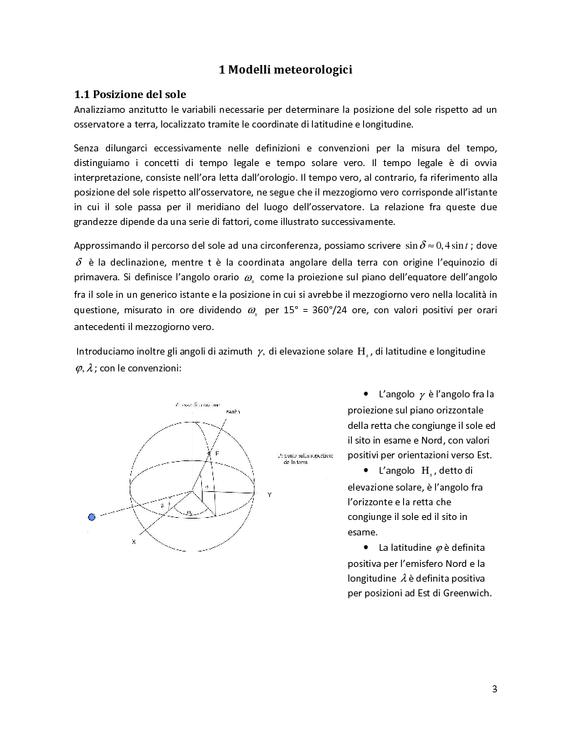 Anteprima della tesi: Sull'identificazione delle variabili determinanti nella previsione della produzione di energia solare fotovoltaica, Pagina 4