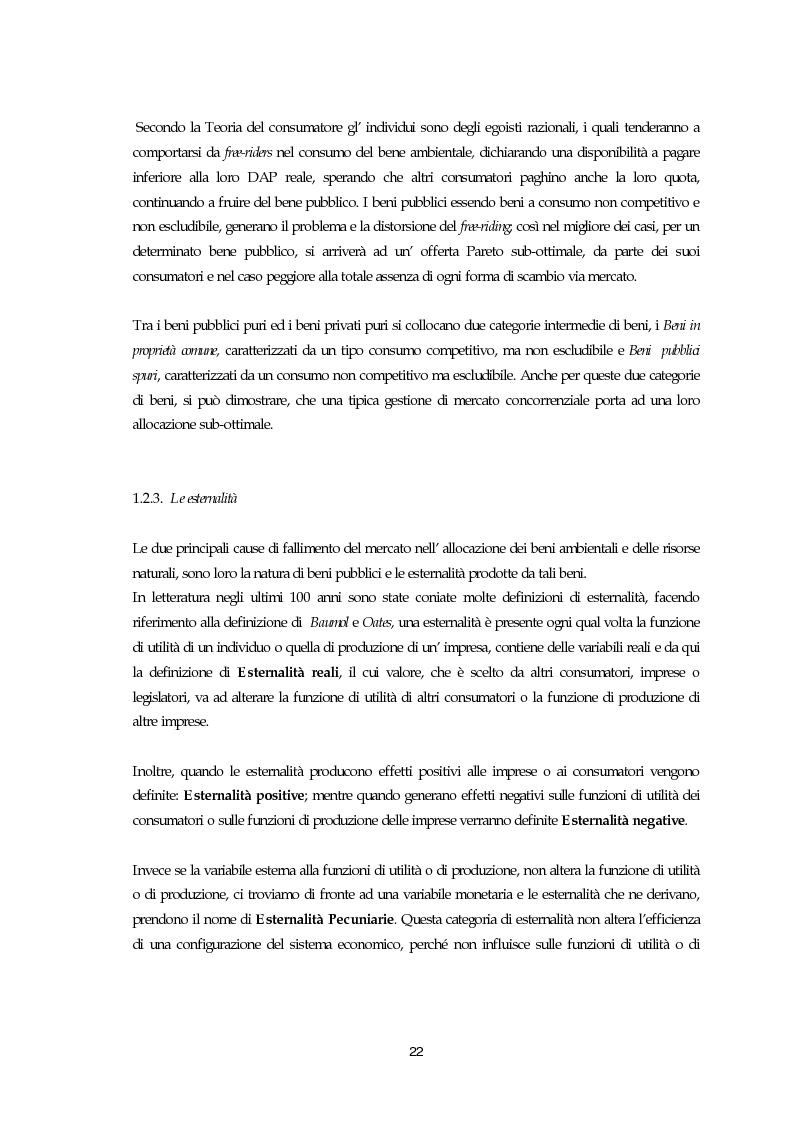 Anteprima della tesi: Stima del valore economico del Pinus leucodermis Antoine del Parco Nazionale del Pollino con il metodo della valutazione contingente-learning bid design, Pagina 11