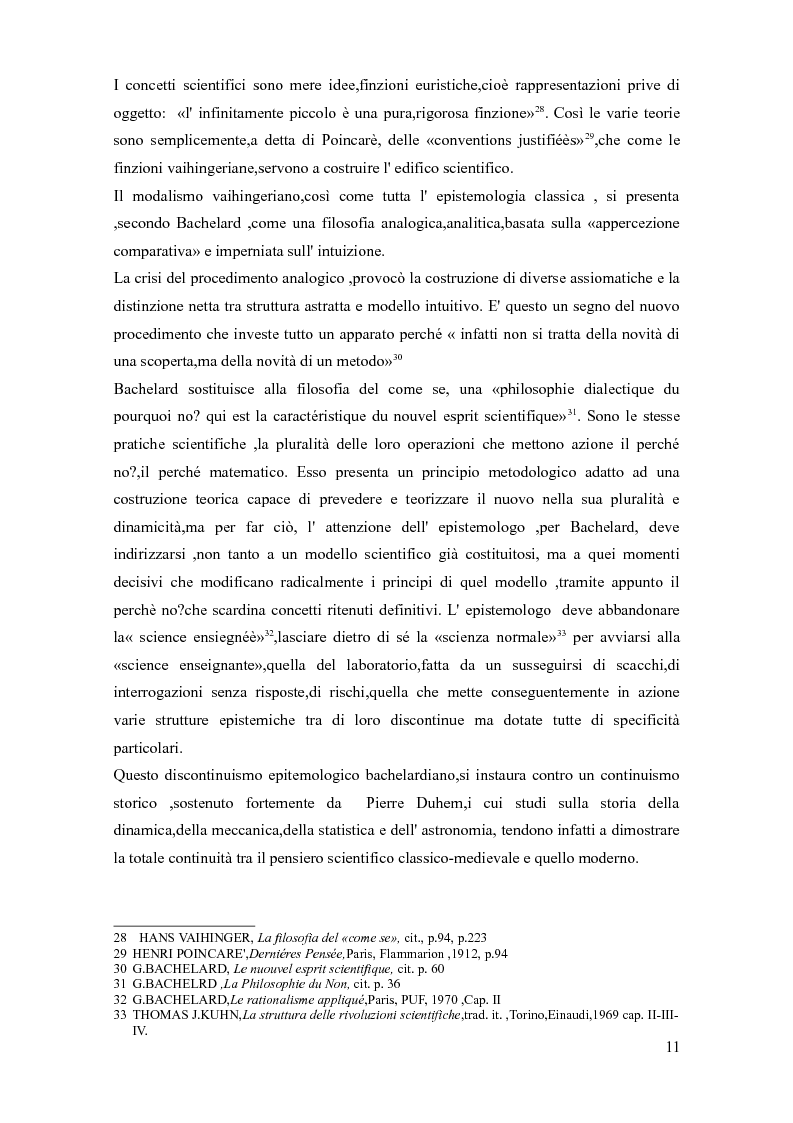 Anteprima della tesi: La filosofia di Gaston Bachelard tra scienza e immaginazione, Pagina 6