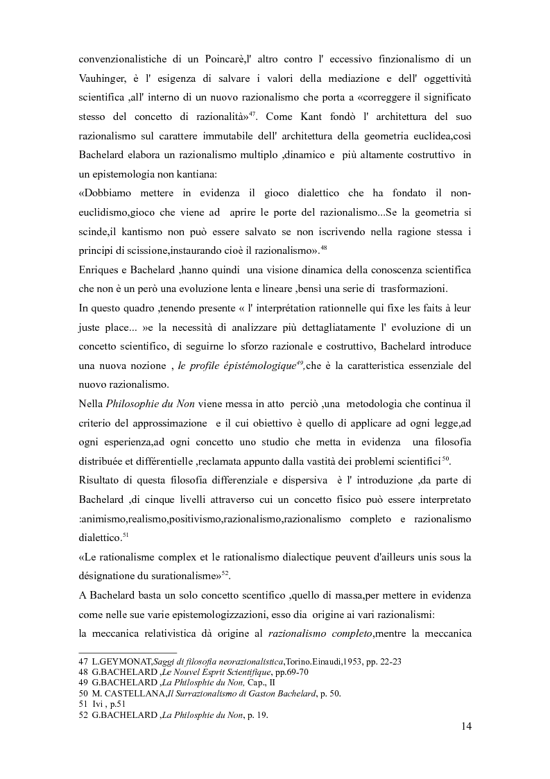 Anteprima della tesi: La filosofia di Gaston Bachelard tra scienza e immaginazione, Pagina 9