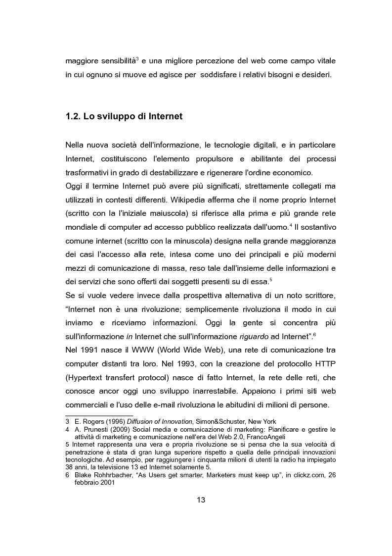Anteprima della tesi: Il web 2.0 nel turismo: nuovi scenari per le strutture alberghiere, Pagina 10