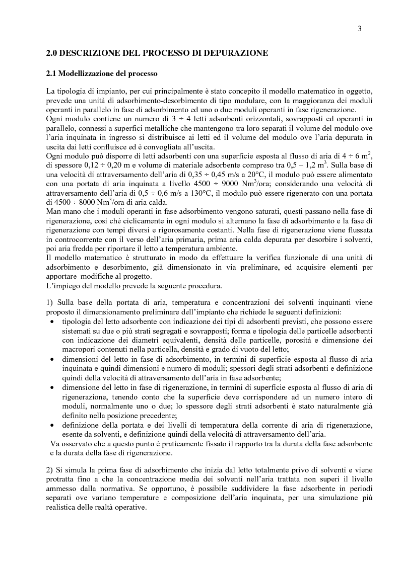 Anteprima della tesi: Studio sperimentale su un processo di depurazione di aria inquinata da componenti organici volatili, Pagina 4