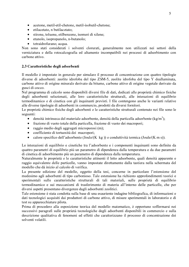Anteprima della tesi: Studio sperimentale su un processo di depurazione di aria inquinata da componenti organici volatili, Pagina 6